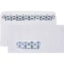 JAZICO DL ENVELOPES SECRETIVE WALLET GLASSINE WINDOWFACE SELF SEAL LASER 80GSM 110 X 220MM WHITE BOX 500