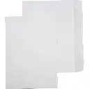 JAZICO DLX PEEL AND SEAL 80GSM PLAIN FACE LASER WHITE SECRETIVE 120 X 235 WALLET BOX 500