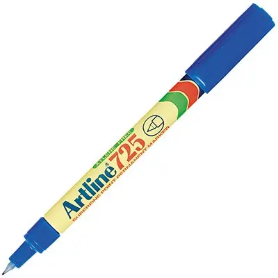 [8016869] ARTLINE 725 PERMANENT MARKER BULLET 0.4MM BLUE
