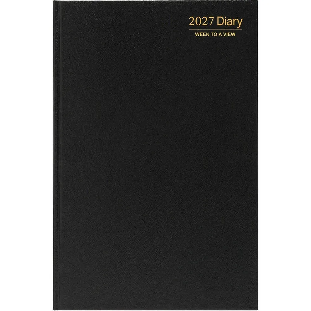 [8009601] Diary Week to View A5 Black – Cheapest in Australia