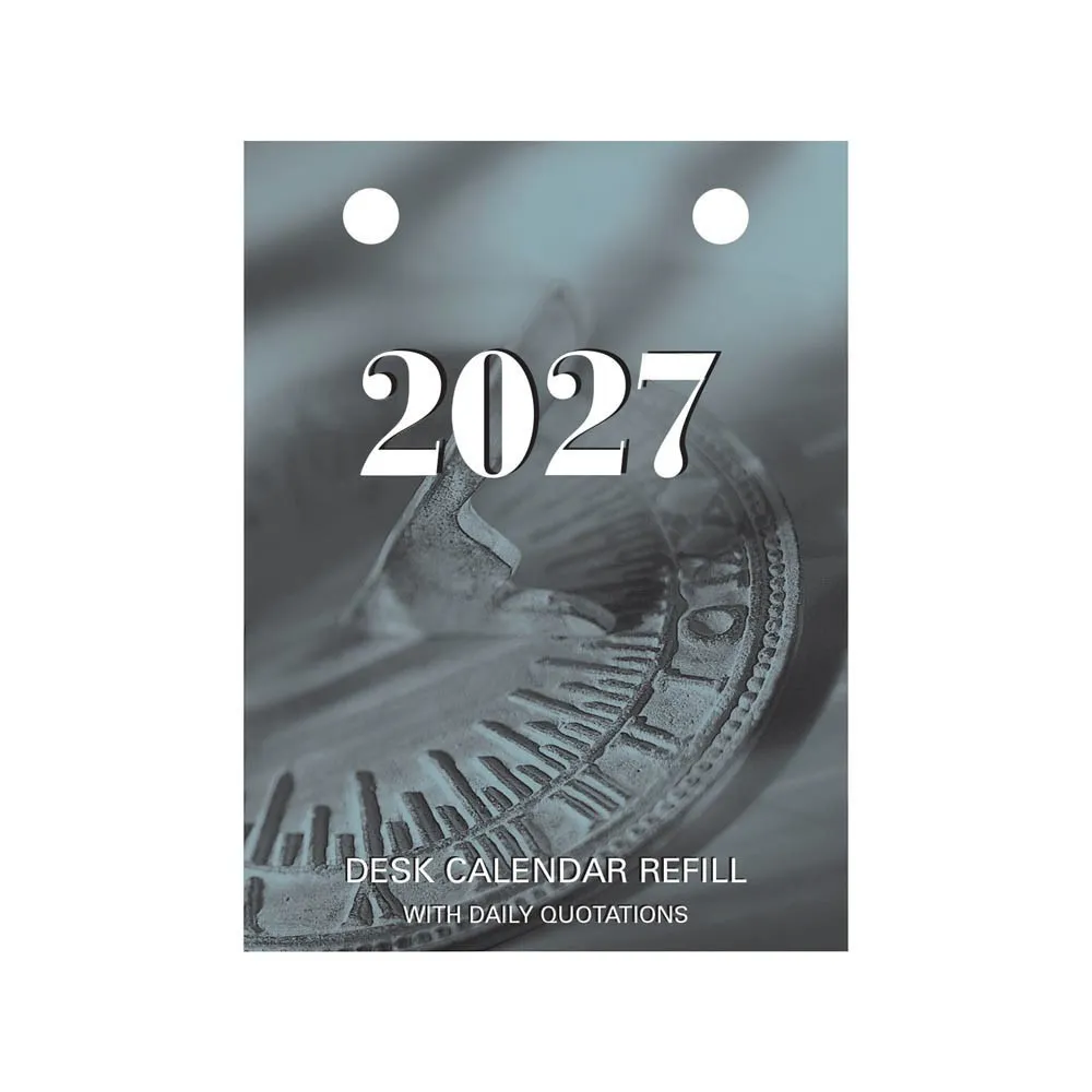 DESK CALENDAR REFILL TOP PUNCH 2026
