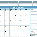 SASCO 10552RFL DELUXE REFILL PACK 12 SHEETS DESK PLANNER MONTH TO VIEW