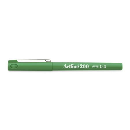 ARTLINE 200 FINELINER PEN 0.4MM GREEN