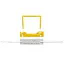 AVERY 44009Y TUBECLIP FILE FASTENERS YELLOW BOX 100