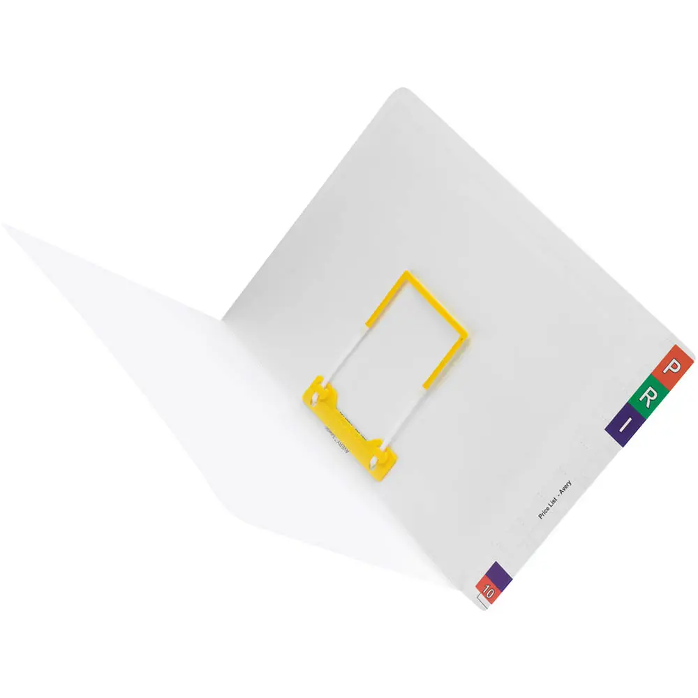 AVERY 46711 LATERAL NOTES FILE WITH TUBECLIP BOX 100