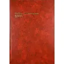 COLLINS 3880 SERIES ACCOUNT BOOK JOURNAL PAGED 84 LEAF A4 RED