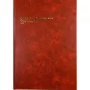 COLLINS 3880 SERIES ACCOUNT BOOK FEINT PAGED 84 LEAF A4 RED