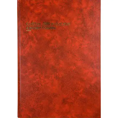 COLLINS 3880 SERIES ACCOUNT BOOK 4 MONEY COLUMN 84 LEAF A4 RED