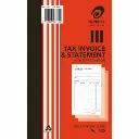 OLYMPIC 625 INVOICE AND STATEMENT BOOK CARBON TRIPLICATE 100 LEAF 200 X 125MM