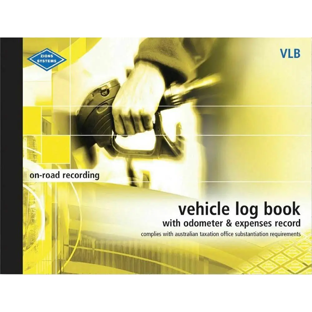 ZIONS VEHICLE LOG BOOK 27 PAGE 190 X 250MM