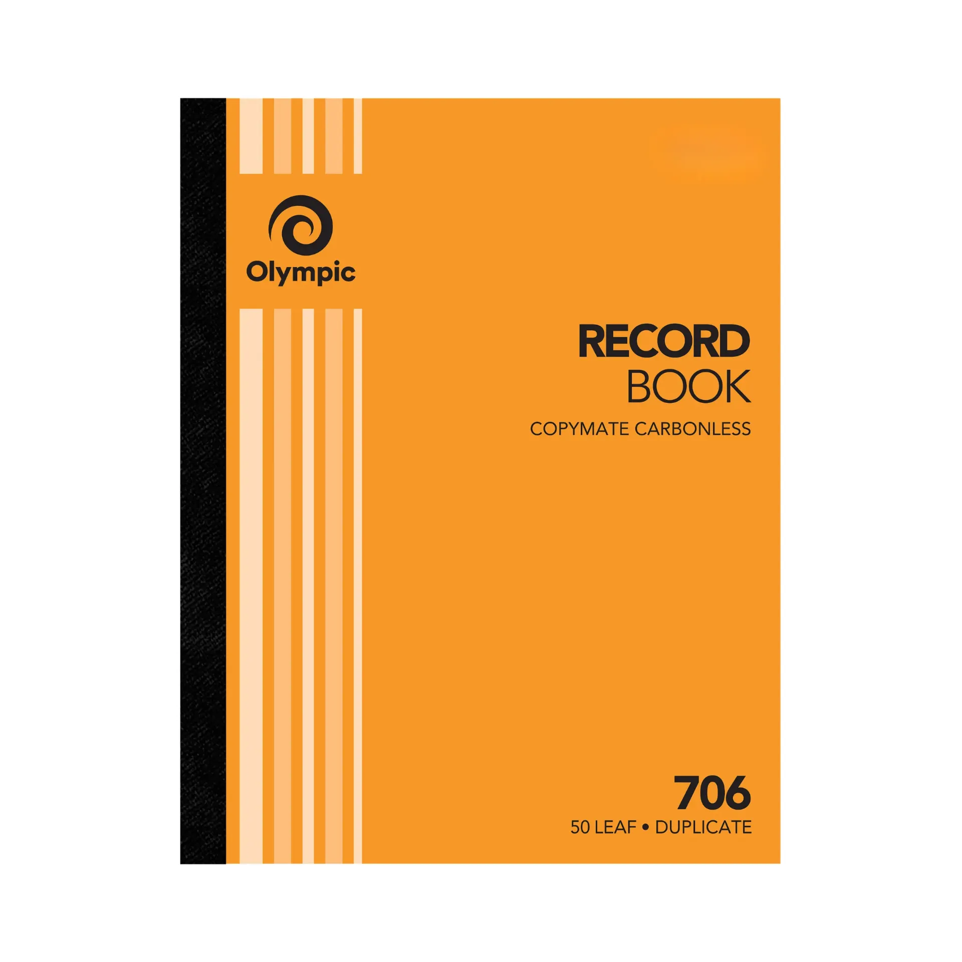 OLYMPIC 706 RECORD BOOK CARBONLESS DUPLICATE 50 LEAF 250 X 200MM