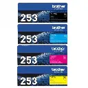 BROTHER TN253 BUNDLE TONER CARTRIDGES - BLACK, CYAN, MAGENTA, YELLOW