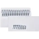 CUMBERLAND DL ENVELOPES SECRETIVE WALLET WINDOWFACE SELF SEAL 80GSM 110 X 220MM WHITE BOX 500