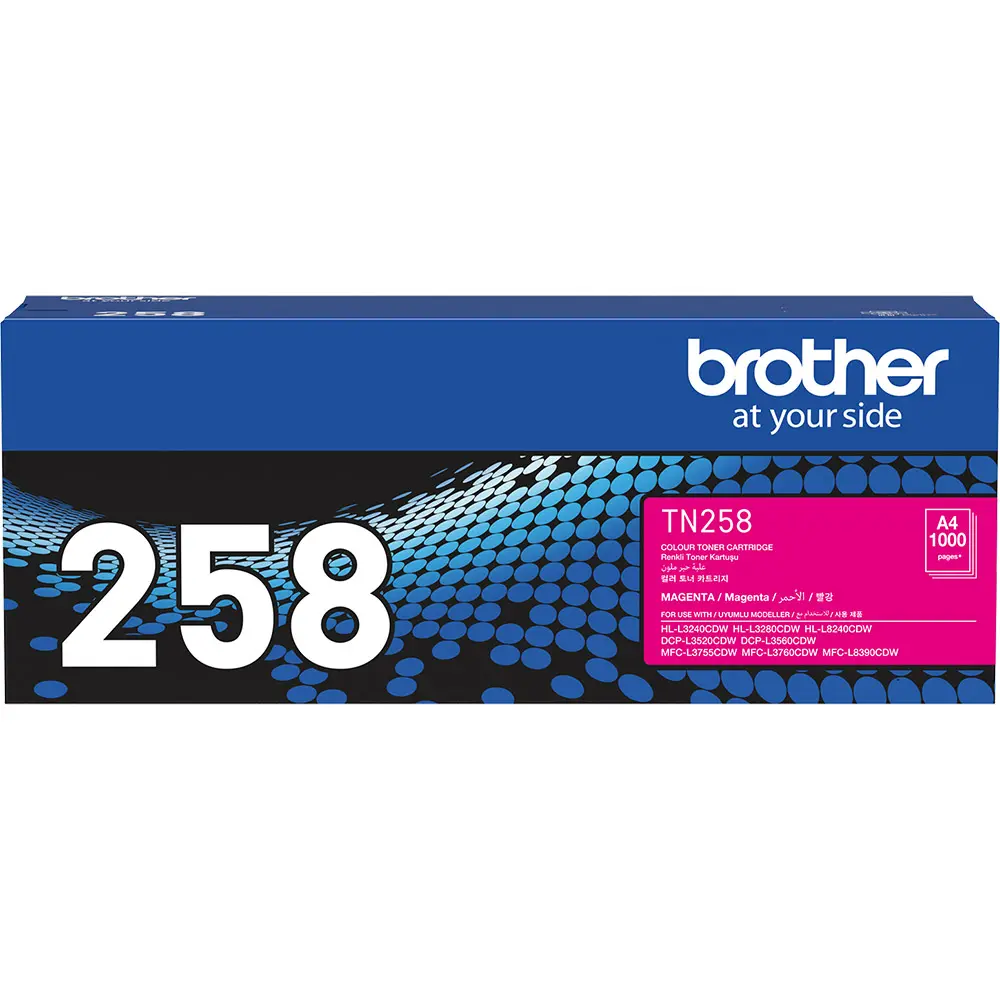 [8116175] BROTHER TN258M TONER CARTRIDGE MAGENTA