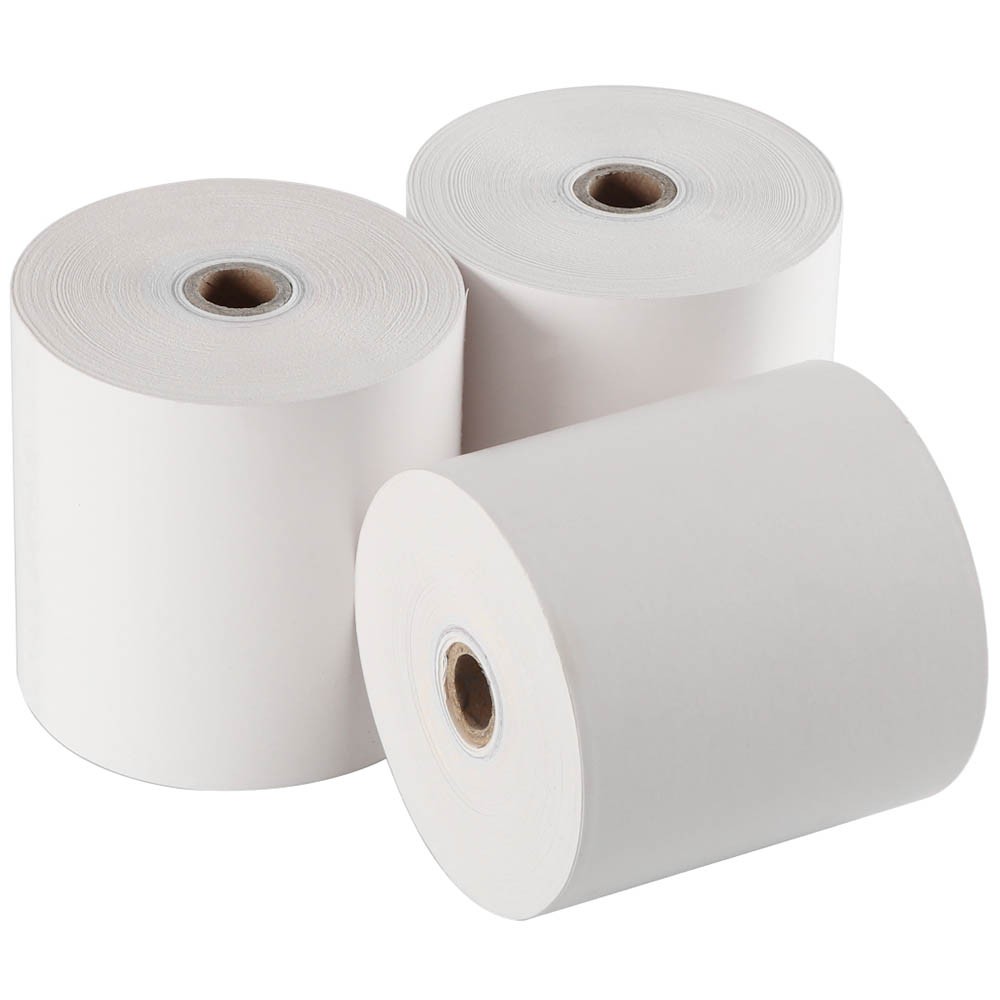 JAZICO PREMIUM CASH REGISTER THERMAL ROLLS 80 X 80 X 12MM