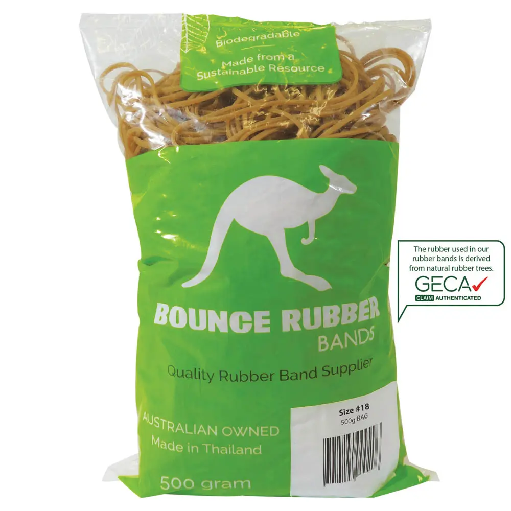 [8077669] BOUNCE RUBBER BANDS SIZE 18 500G