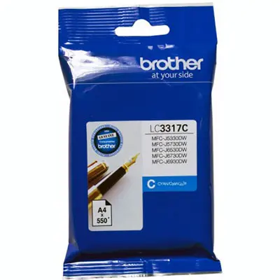 [8054667] BROTHER LC3317C INK CARTRIDGE CYAN