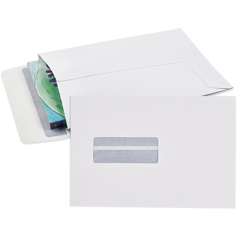 CUMBERLAND ENVELOPES SECURITIVE POCKET EXPANDABLE WINDOWFACE STRIP SEAL C5 150GSM 245 X 162MM WHITE PACK 25