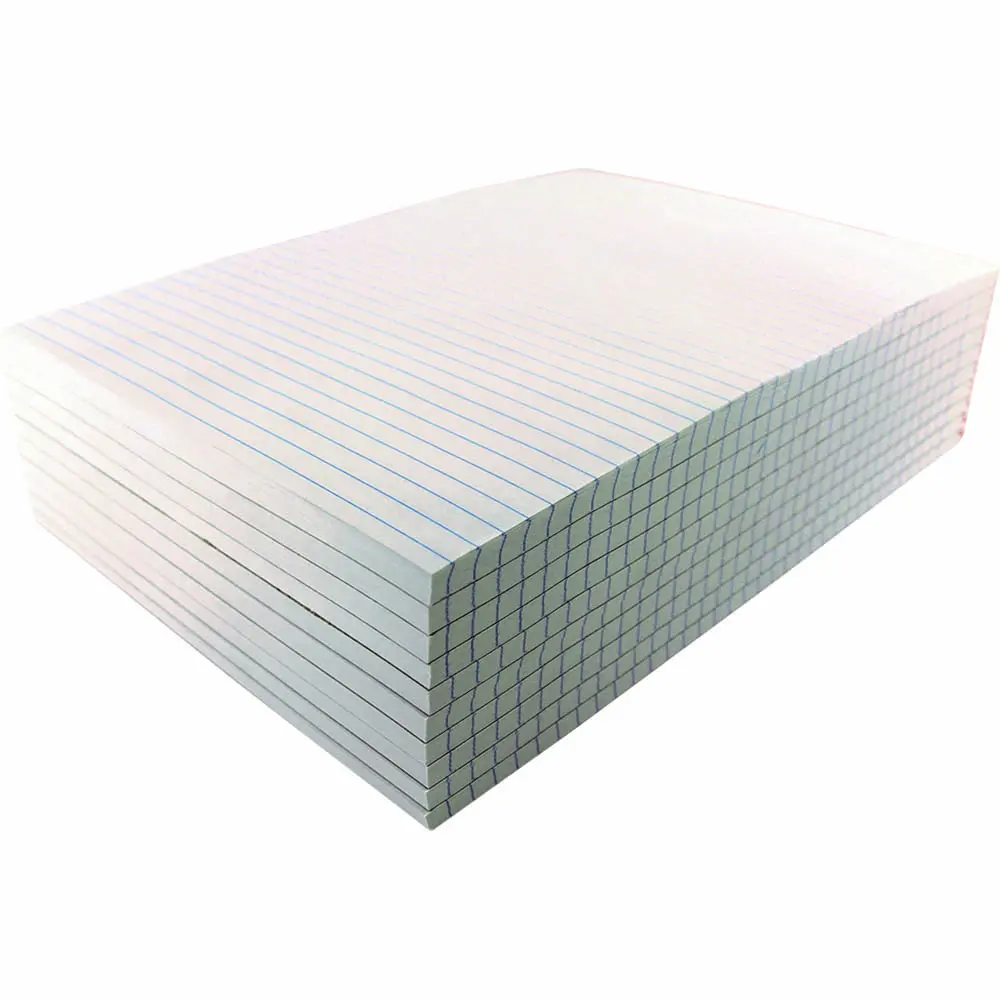 INITIATIVE OFFICE PAD RULED BOTH SIDES BOND 100 SHEETS A4 WHITE PACK 10