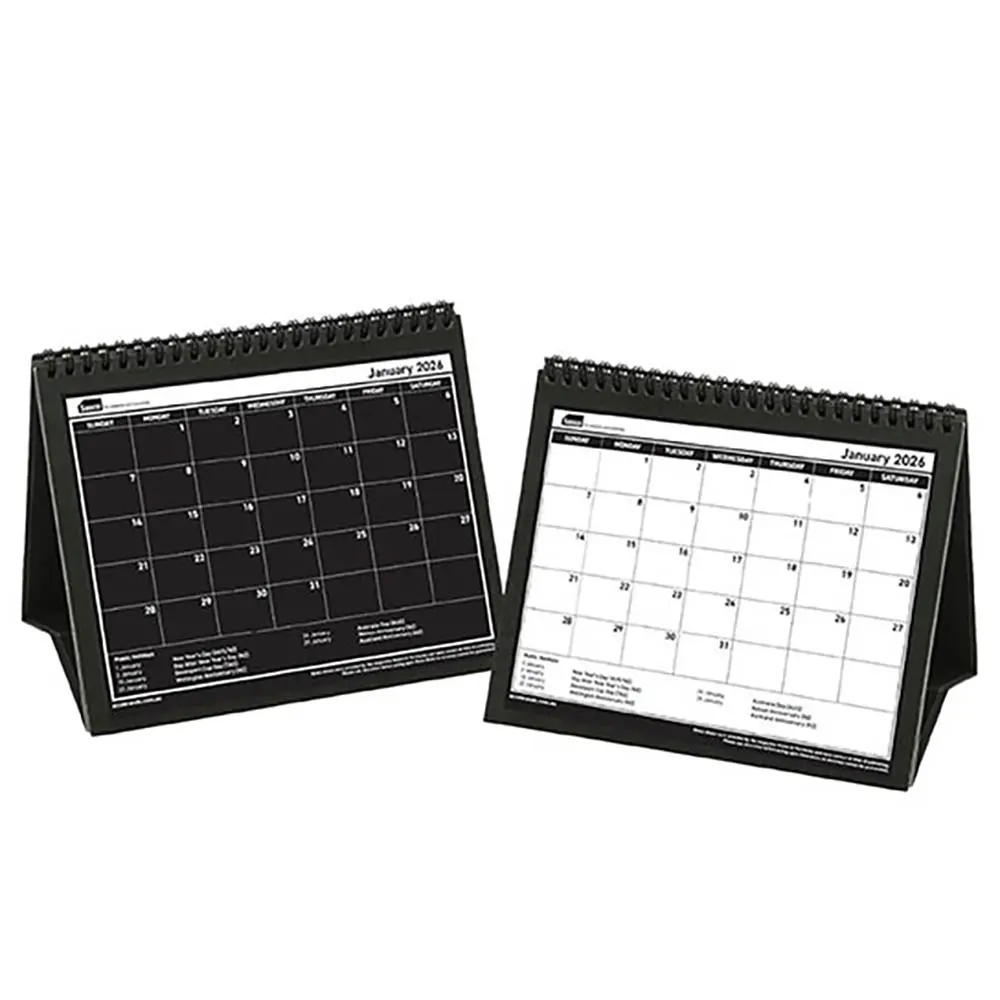 SASCO 10730 TRI-FOLD 210 X 180MM DESK CALENDAR