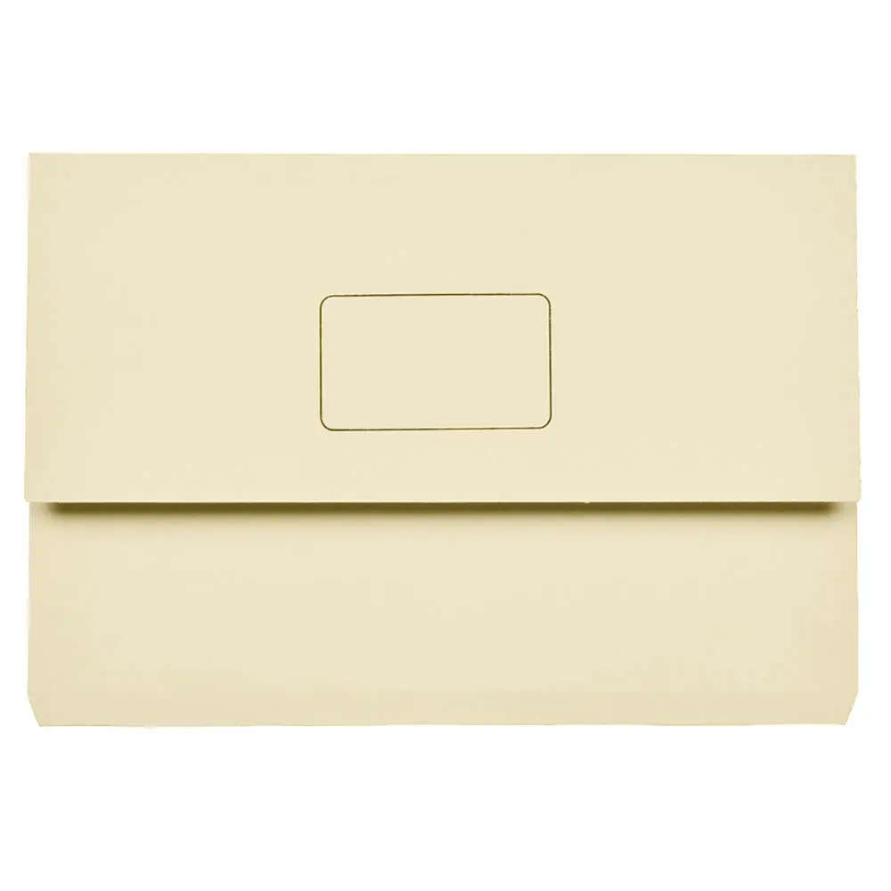 MARBIG SLIMPICK DOCUMENT WALLET FOOLSCAP LIGHT BUFF
