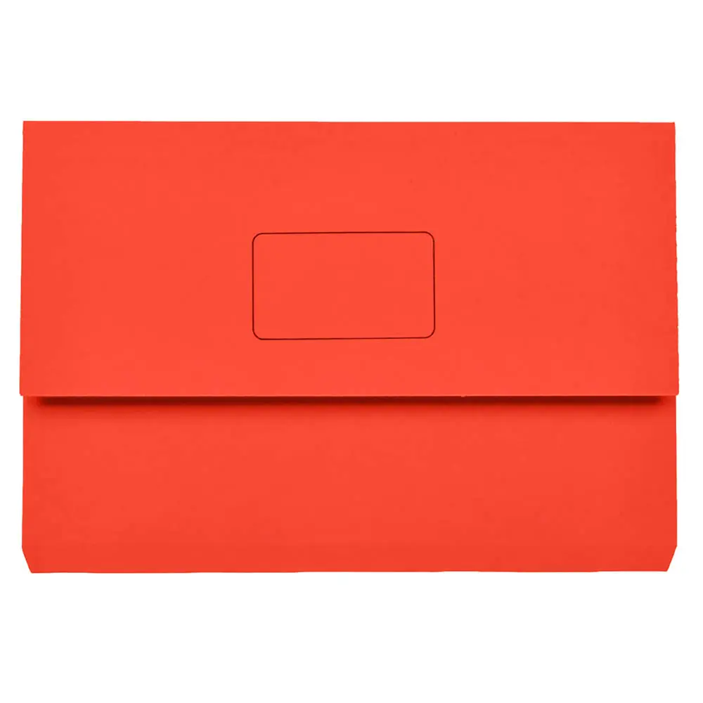 [8005517] MARBIG SLIMPICK DOCUMENT WALLET FOOLSCAP RED