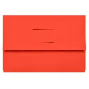 MARBIG SLIMPICK DOCUMENT WALLET FOOLSCAP RED