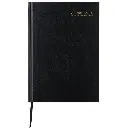 CUMBERLAND 57ECBK CASEBOUND DIARY WEEK TO VIEW A5 BLACK