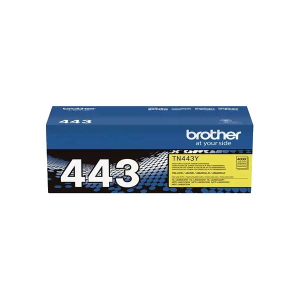 BROTHER TN443 TONER CARTRIDGE HIGH YIELD YELLOW