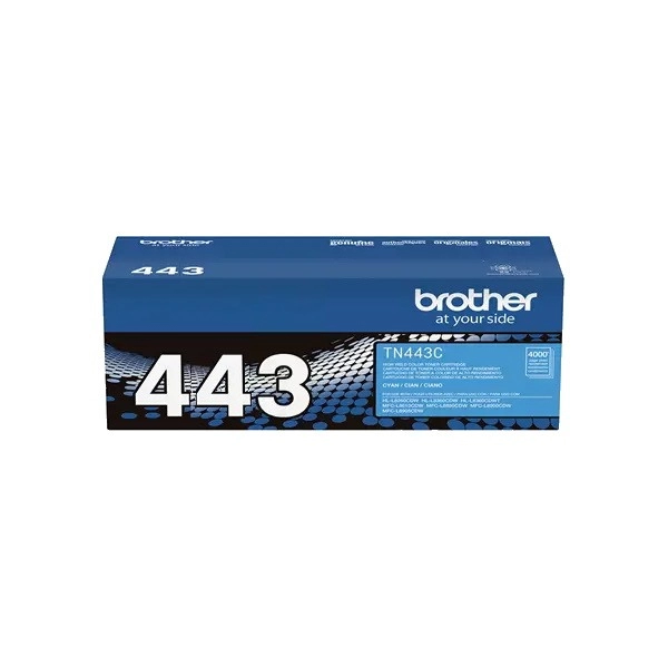 [8057327] BROTHER TN443 TONER CARTRIDGE HIGH YIELD CYAN