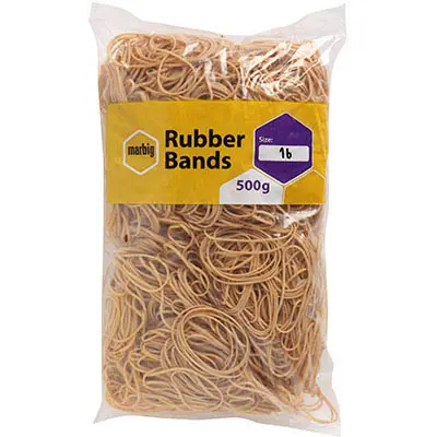 [8001000] MARBIG RUBBER BANDS SIZE 16 500G