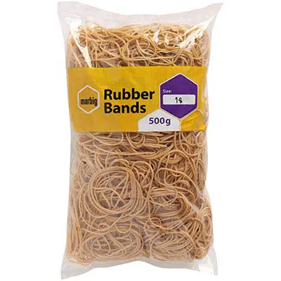 [8002559] MARBIG RUBBER BANDS SIZE 18 500G
