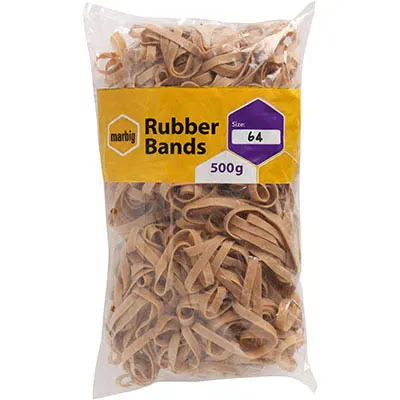 [8008967] MARBIG RUBBER BANDS SIZE 64 500G