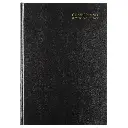 CUMBERLAND 41ECBK CASEBOUND DIARY DAY TO PAGE A4 BLACK
