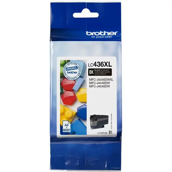 [8111253] BROTHER LC436XL INVESTMENT INK CARTRIDGE HIGH YIELD BLACK