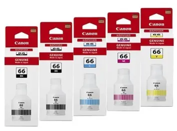 CANON GI66 MEGATANK INK BOTTLE BUNDLE OF 5 INKS