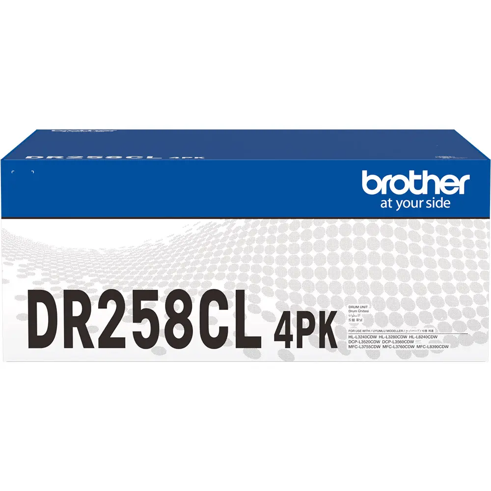 BROTHER DR-258CL DRUM UNIT PACK 4