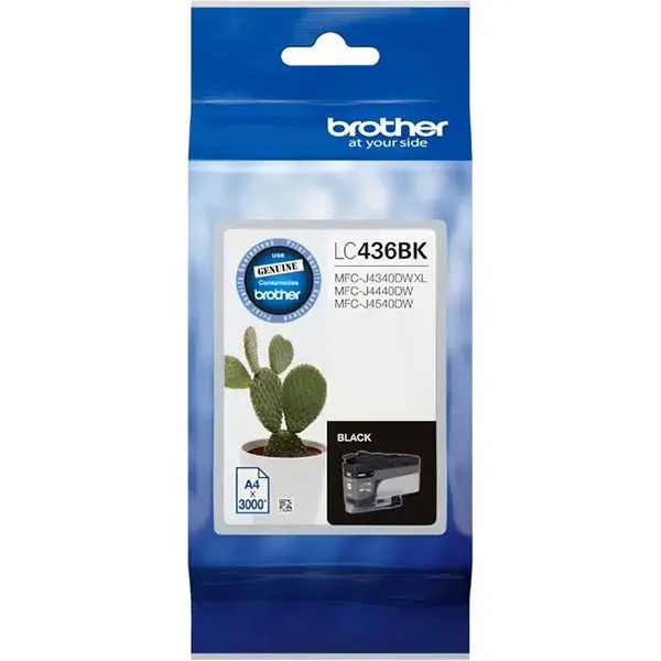 [8111249] BROTHER LC436 INVESTMENT INK CARTRIDGE BLACK