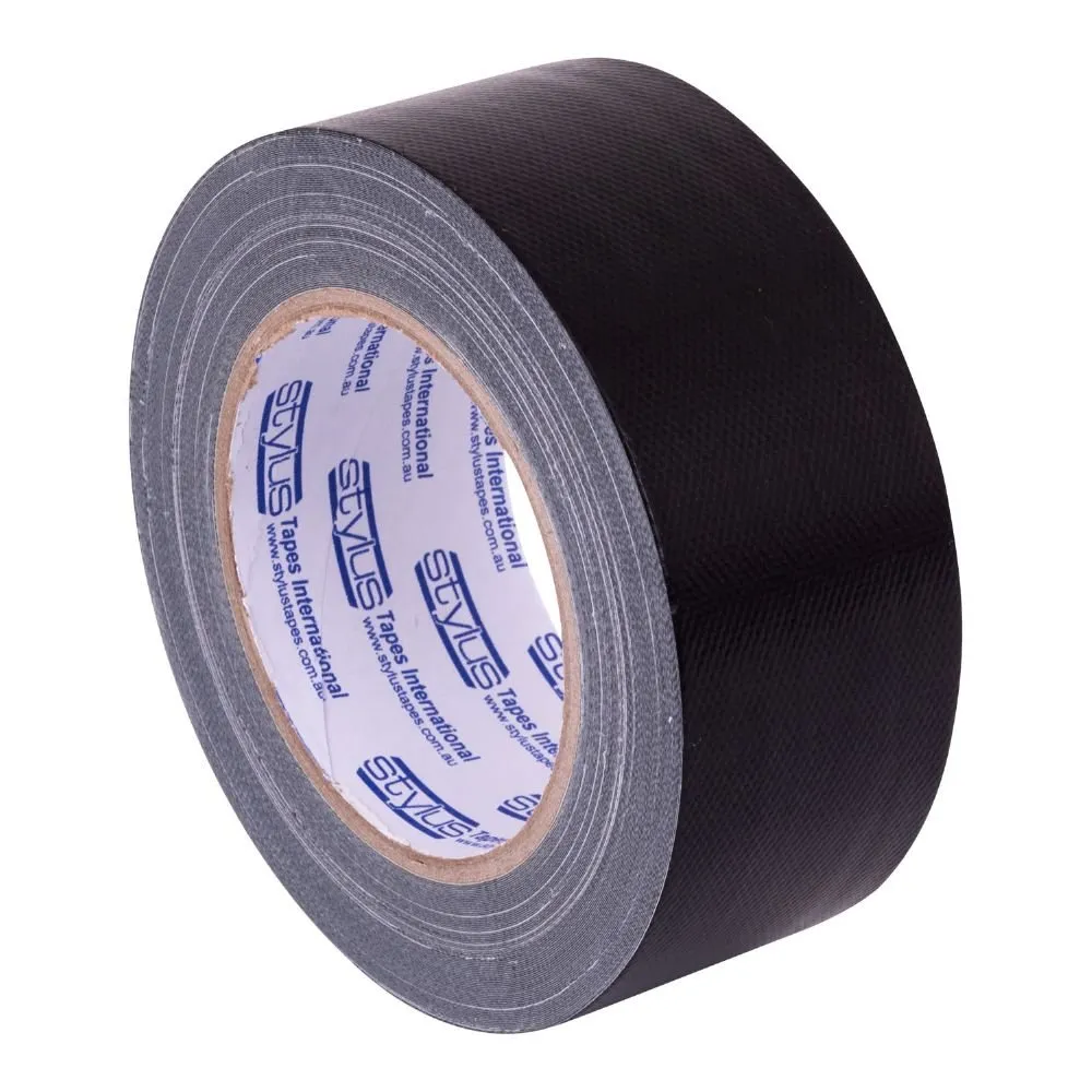 STYLUS 370 CLOTH TAPE 48MM X 25M BLACK