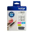 BROTHER LC33173PK INK CARTRIDGE VALUE PACK CYAN/MAGENTA/YELLOW