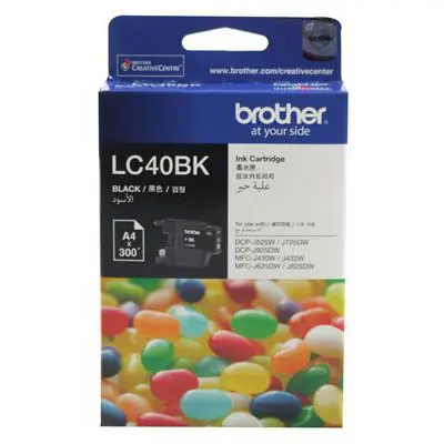 [8022870] BROTHER LC40BK INK CARTRIDGE BLACK