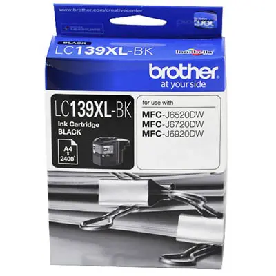 BROTHER LC139XLBK INK CARTRIDGE HIGH YIELD BLACK