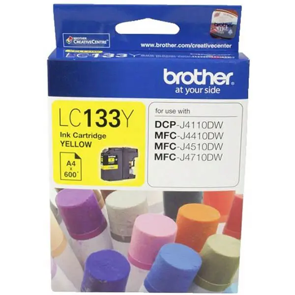 BROTHER LC133Y INK CARTRIDGE YELLOW