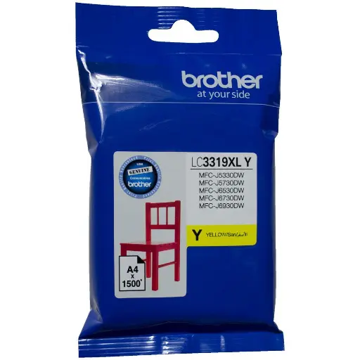 [7054660] BROTHER LC3319XLY INK CARTRIDGE HIGH YIELD YELLOW