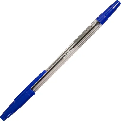 [7011320] INITIATIVE BALLPOINT PENS MEDIUM BLUE BOX 50