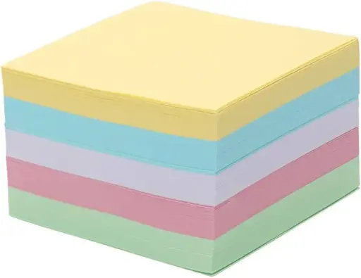 [97096788] REPOSITIONAL NOTES CUBE 76 X 76MM PASTEL ASSORTED 500 SHEETS