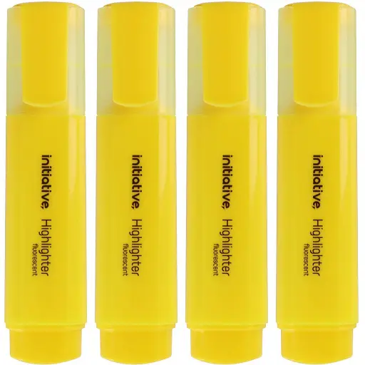 [7096732] INITIATIVE HIGHLIGHTER CHISEL YELLOW WALLET 4