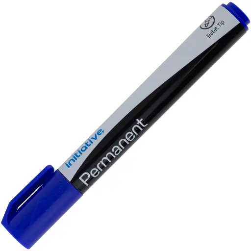 [7071688] INITIATIVE PERMANENT MARKER BULLET 1.5MM BLUE