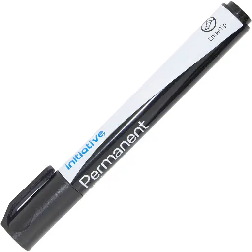 [7071690] INITIATIVE PERMANENT MARKER CHISEL 5.0MM BLACK