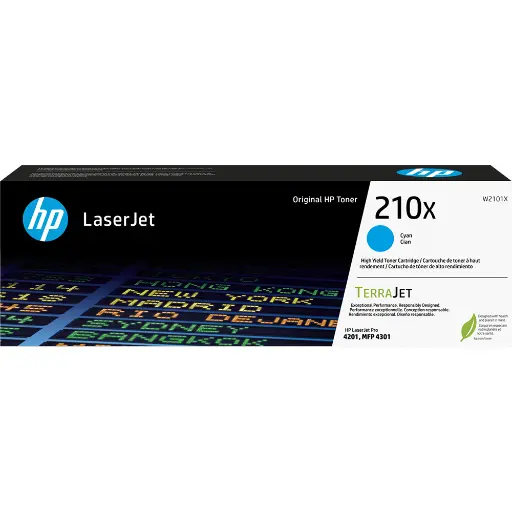 [7115736] HP W2101X 210X TONER CARTRIDGE HIGH YIELD CYAN